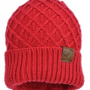Genuine Baby Alpaca Double Knit Beanie Casual Hat